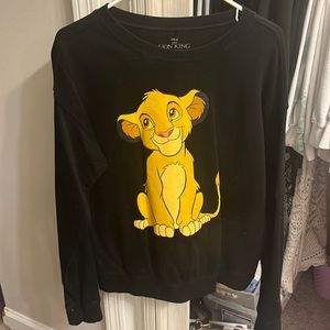 Black lion king sweatshirt